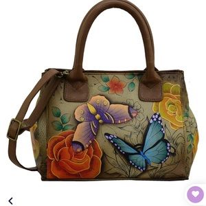 Small Convertible Tote - 8330 Floral Paradise Tan